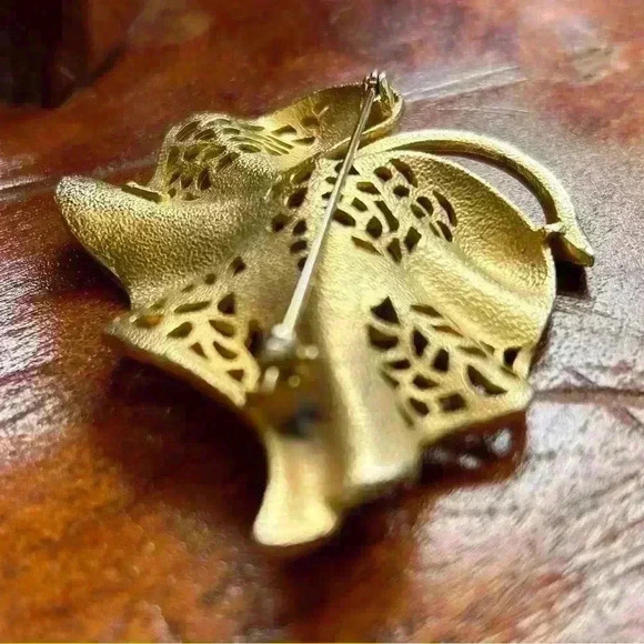 Arthur Pepper Signed Vintage leaf brooch - Picture 4 of 7